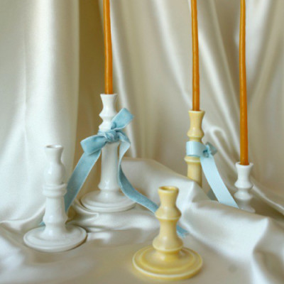 Низкий подсвечник ручной работы Fabrica