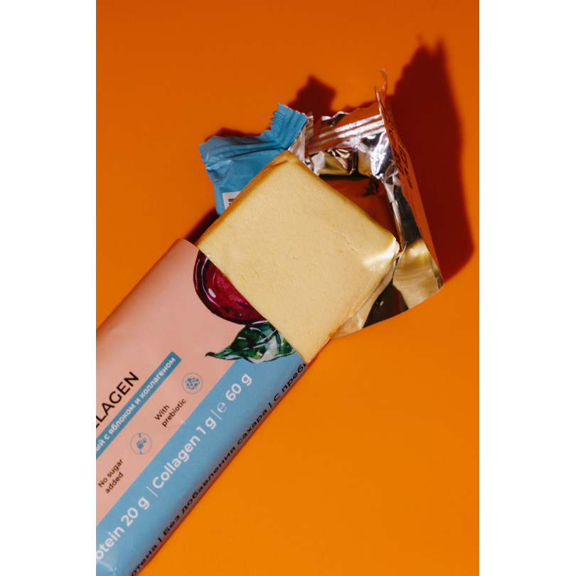 Батончик протеиновый с яблоком и коллагеном "Apple&Collagen" G.Love